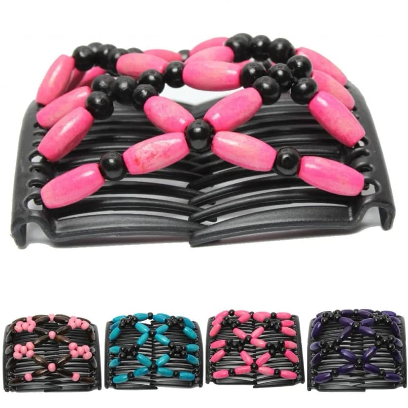 Trend African Hairclip Haarklammer Haarspange Butterfly Haarkamm Holzdesign