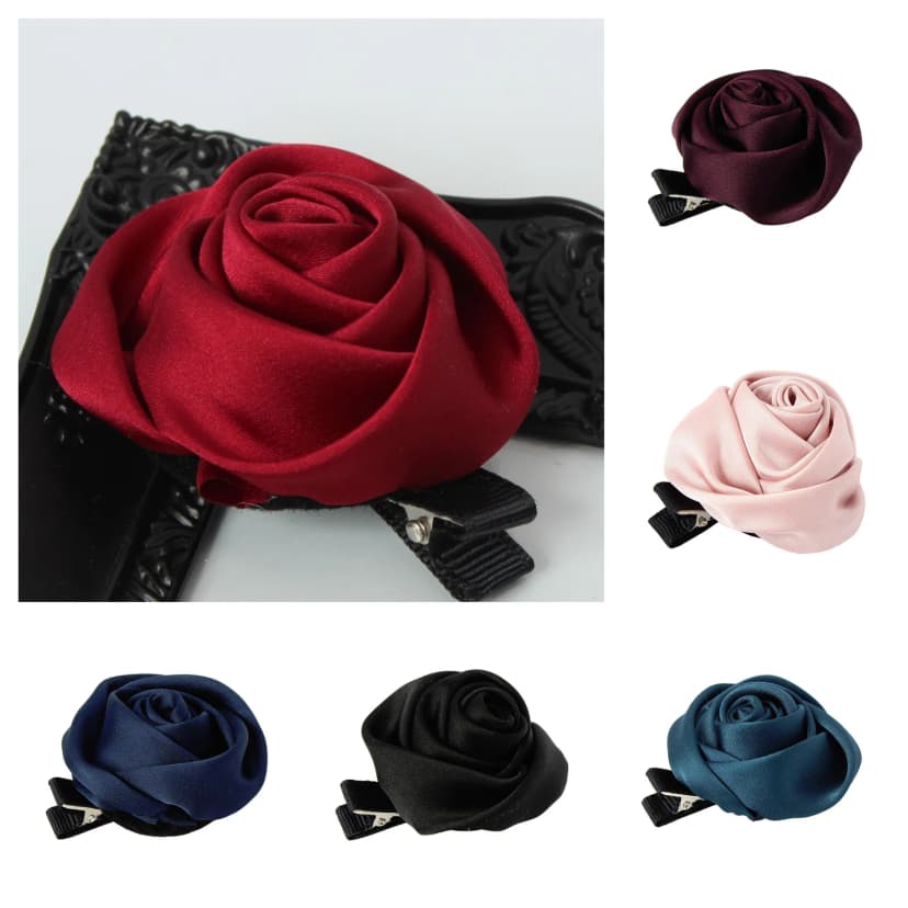 Rosen Haarklammer Haarclip Haarspange Haarschmuck Haar Blüten