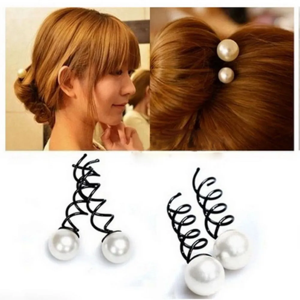 Frisurenhilfe Magische Haarklammer Spirale Spin Pin Spange Haarclip Haar