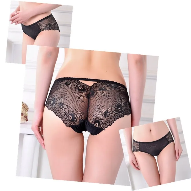 Erotik Unterwäsche Reizwäsche Blumen Strings Spitze Dessous Slip Panty Unterhose