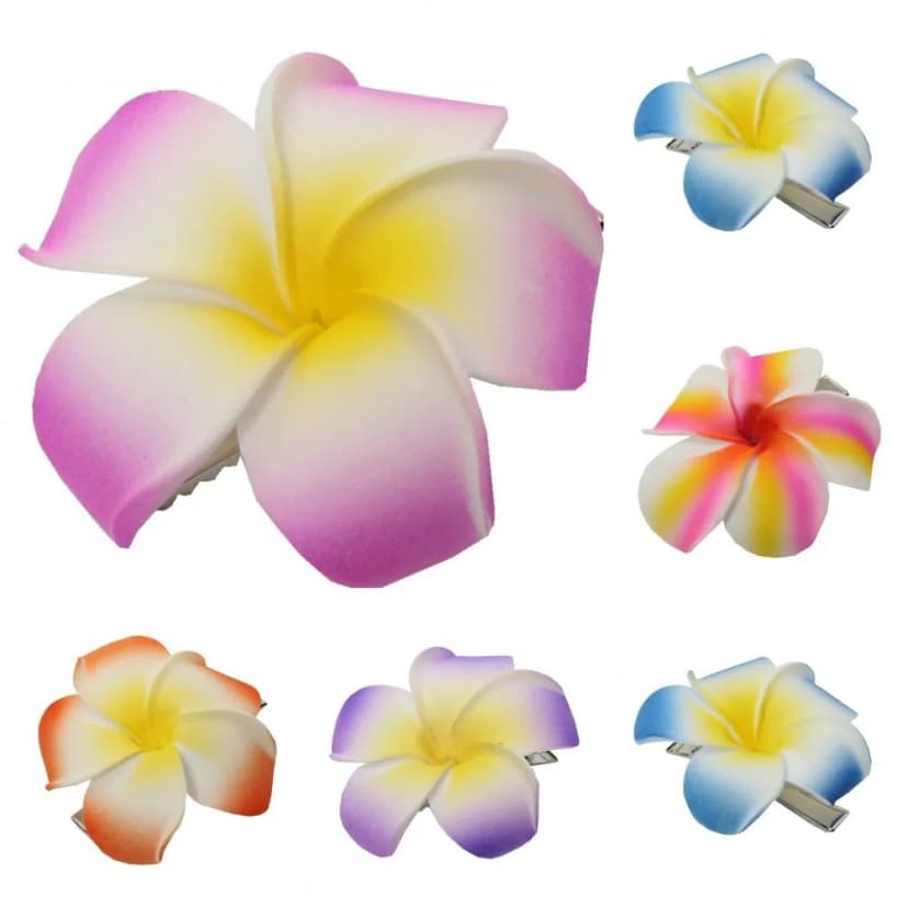 Plumeria Haarclip Haarklammer Haarspange Haarschmuck Haar Pin in 5 Farben