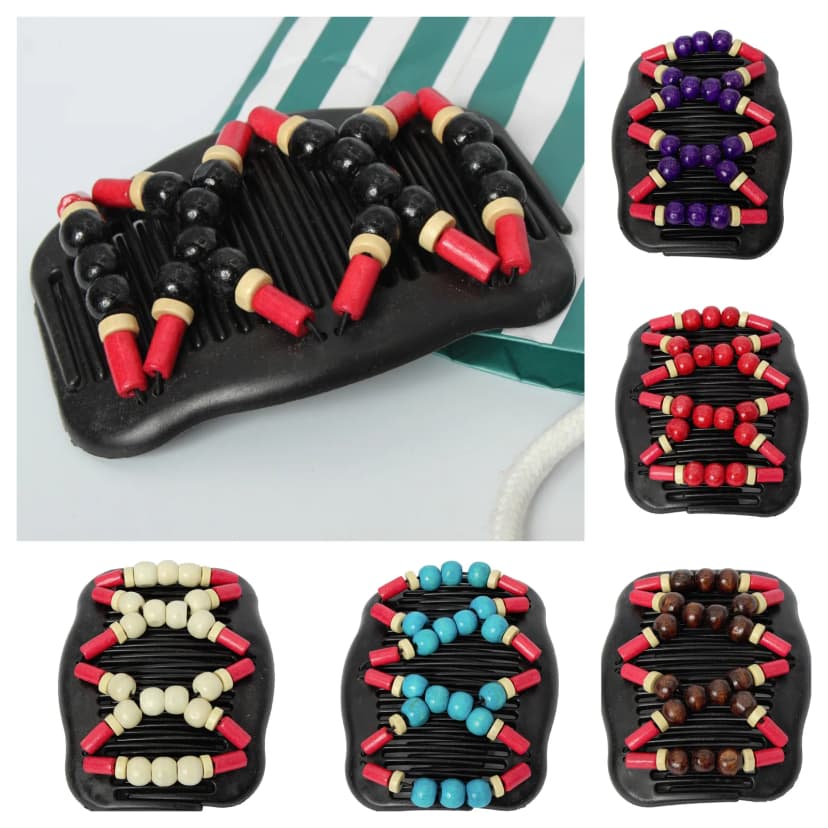 Trend African Hairclip Haarklammer Butterfly Holzdesign Haarkamm Design