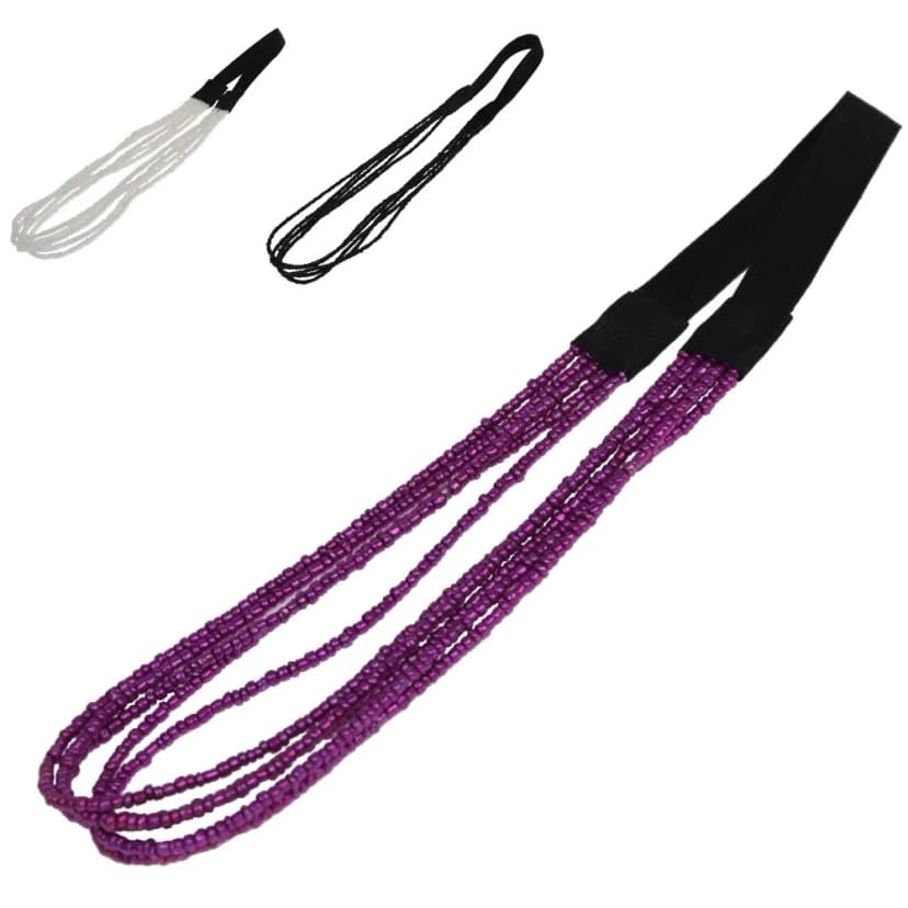 Pailetten Stirnband Haarband Kopfband Zopfgummi Haarschmuck Kopfschmuck