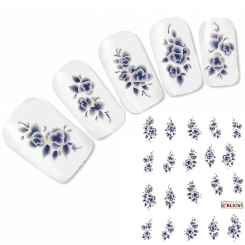 Tattoo Nail Art Aufkleber Nagel Sticker Flower Blume Neu!