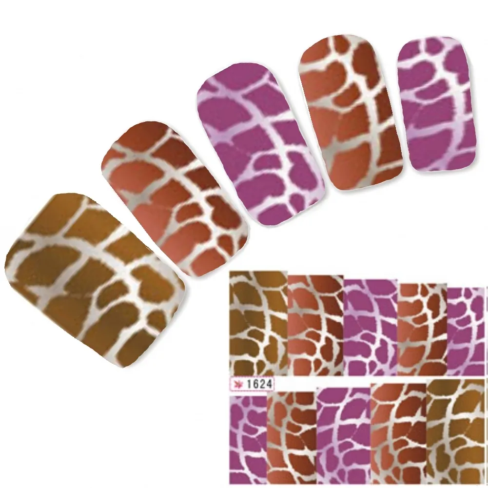 Tattoo Nail Art Aufkleber Muster Sticker Leopard Water Decall Neu!