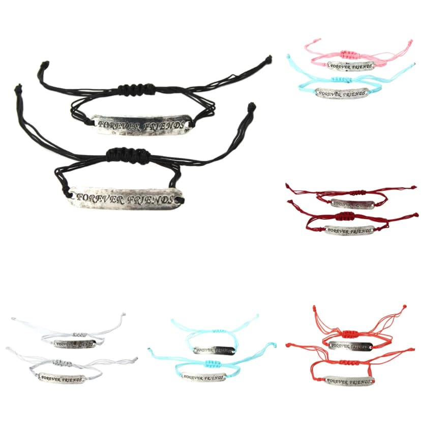 2 X Armband BFF forever friends Freundschaft