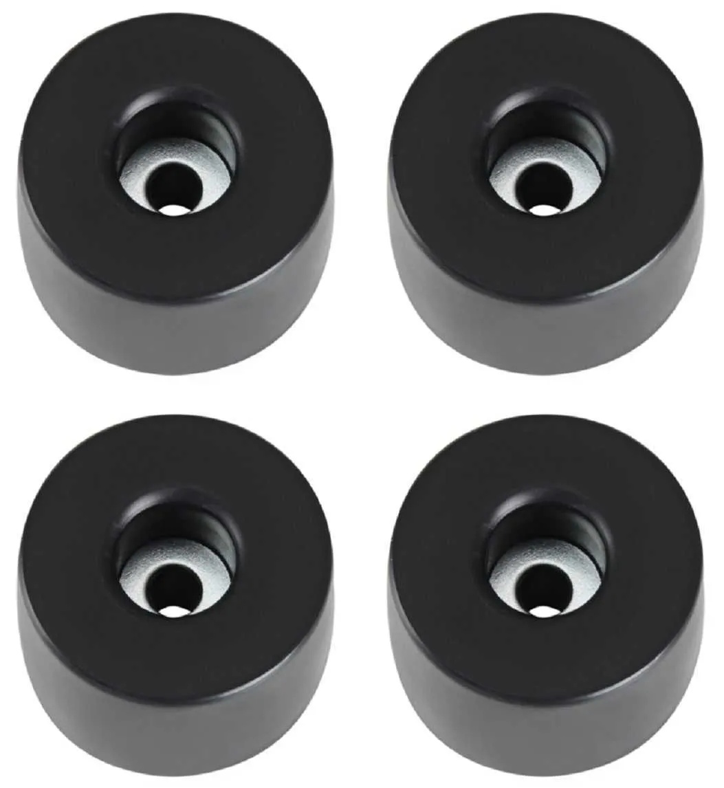 4 Gummifüße Ø 38x25 Lautsprecherfüße Gummifuß Boxenfüße Gehäusefuß Boxenfuß Füße