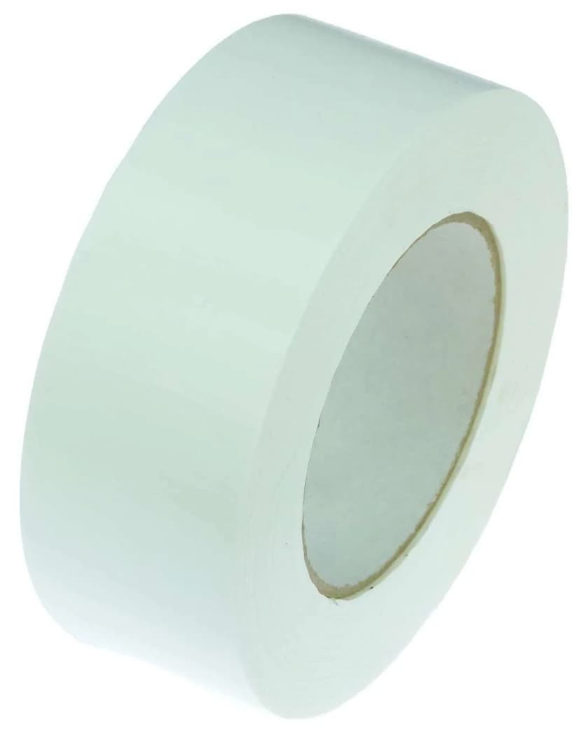 0,07€/m Gaffa Tape 50 mm x 50 m STANDARD Stagetape WEISS Gewebeband Panzerband