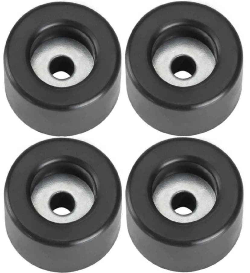 4 Gummifüße Ø 25x15 Lautsprecherfüße Gummifuß Boxenfüße Gehäusefuß Boxenfuß Füße