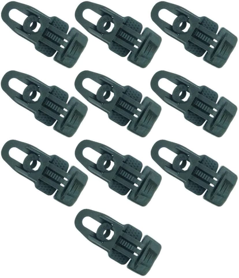 10 x HOLDON MIDI CLIP Molton Planen Spanner SCHWARZ Spann Klammer Klemme Halter