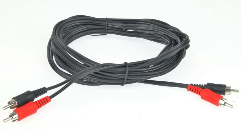 5 m RCA Cinch Kabel STEREO Verbindungskabel HIFI Audio Cinchkabel Chinch