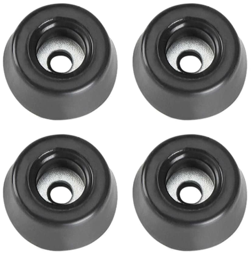 4 Gummifüße Stahleinlage Ø 20x9 Gerätefüße Gehäusefüße Adam Hall 4903 Gummi Fuß
