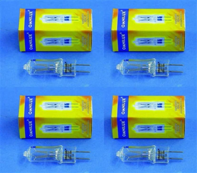4 Stück 230V 300W Gx-6,35 Omnilux Stiftsockel Studio Lampe G-6,35 G - x 6,35