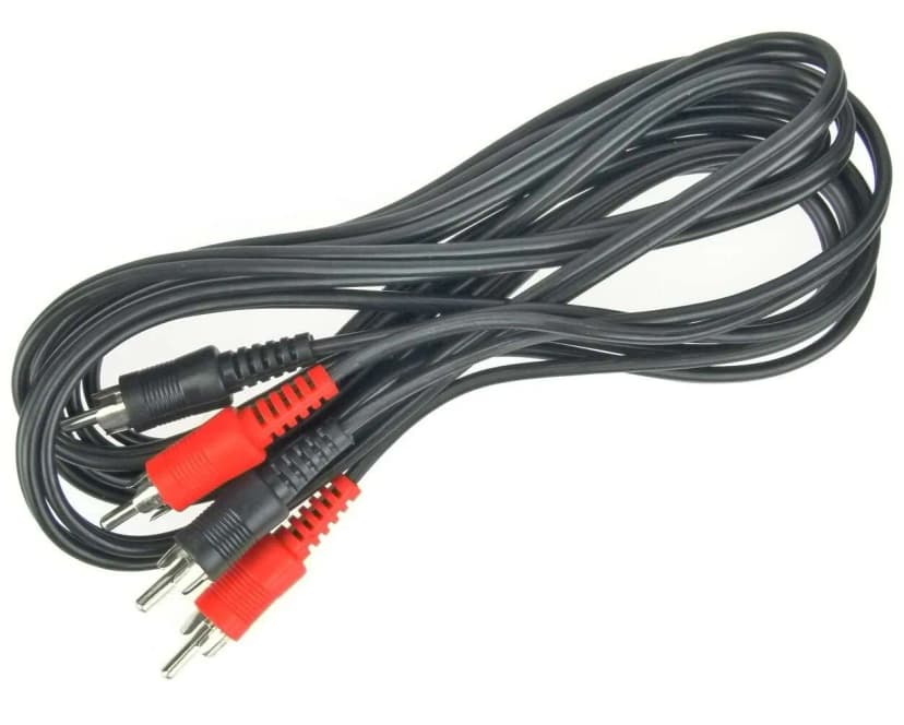 3 m Stereo Cinch Audio Kabel 2 Chinch Stecker RCA Hifi Cinchkabel Chinchkabel