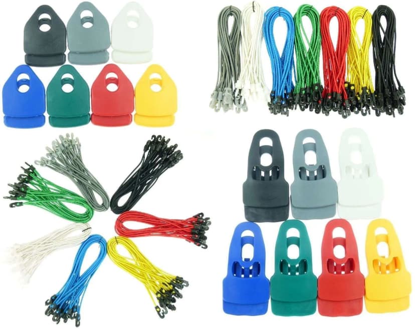 HOLDON® MIDI MINI Planenclips & Spanngummis Planen Folie Spanner Klammer Klemme