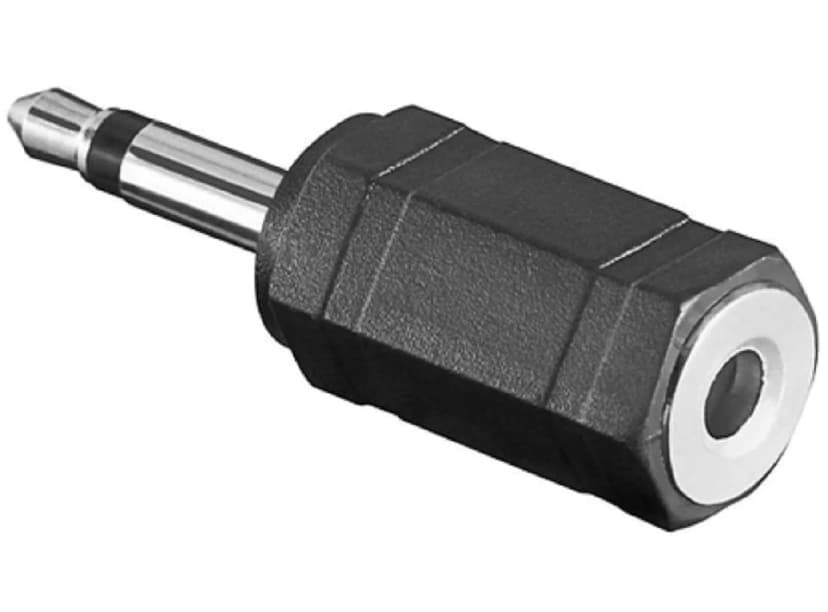 ADAM HALL Adapter 3,5 mm Mono Klinkenstecker auf 3,5 mm Stereo Klinkenbuchse