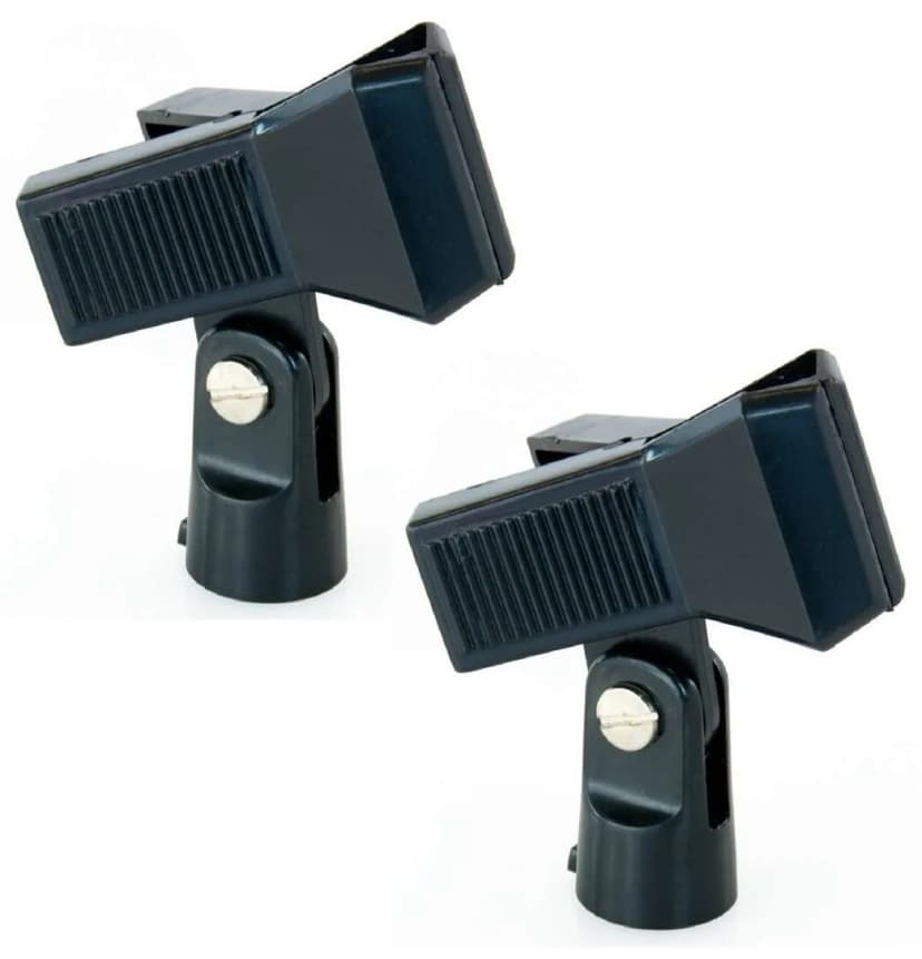 2 x ADM gefederte Mikrofonklemme Mikrofonklammer 5/8" bis 35 mm Mikrofon Halter