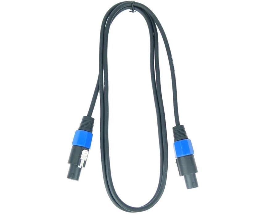 2 m PACCS Lautsprecherkabel 2 x 1,5 mm² Speakon kompatibel Boxenkabel PA Kabel