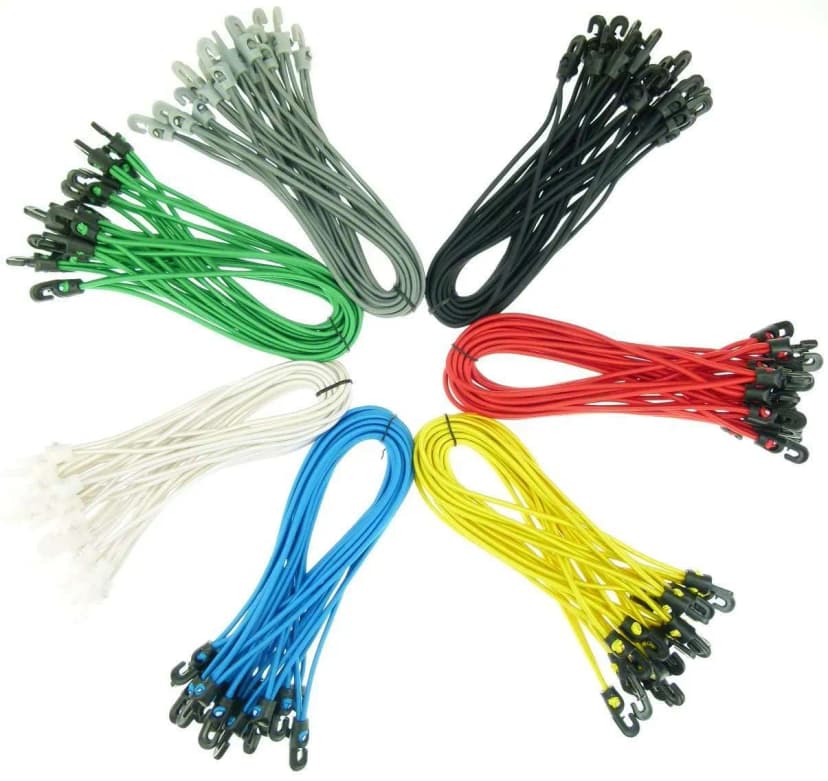 PROFI Spann Gummi 18 cm & 25 cm Ø4mm Spannfix Kabelbinder Expander Planenspanner