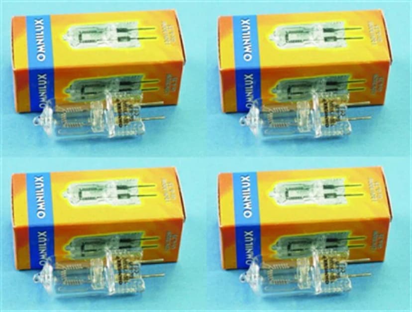 4er Set 120V 300W Gx-6,35 Stiftsockel-Lampe G-6,35 75h Studiolampe Halogenlampe