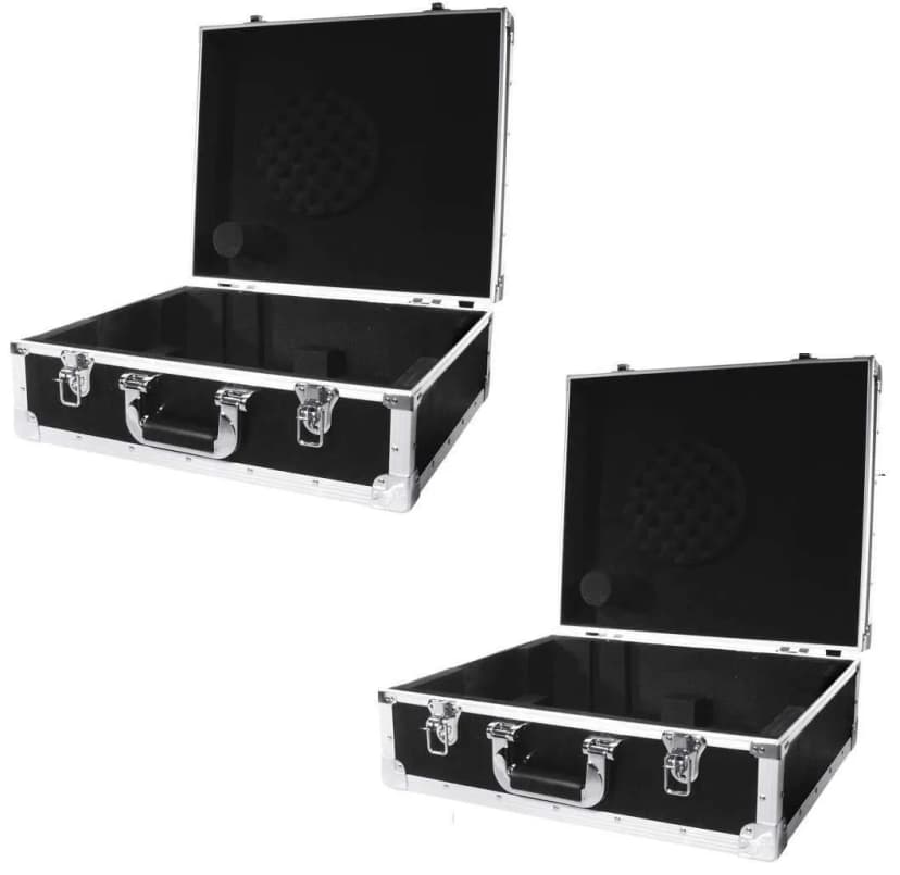 2x ROADINGER Turntablecase TTC-1 Plattenspielercase Flightcase für Technics 1210