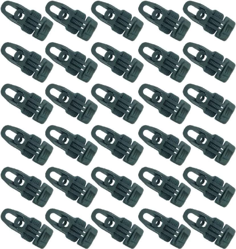 30 x HOLDON MIDI CLIP Molton Planen Spanner SCHWARZ Spann Klammer Klemme Halter