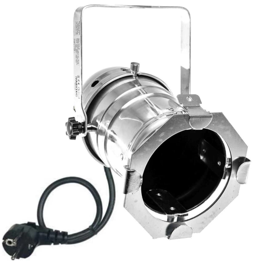 PAR-30 Spot Silber mit E27 Fassung und Kabel PAR 30 Scheinwerfer Spotlight NEU