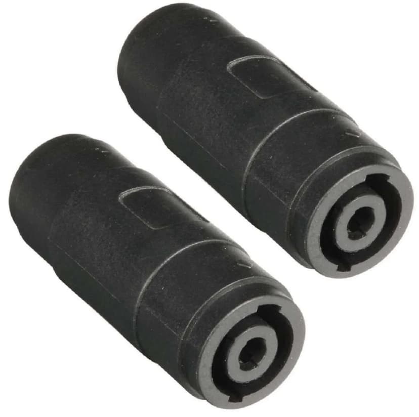 2x Speakon kompatibler Verbindungsadapter 4-pol, Speaker Kabel Verbinder Adapter