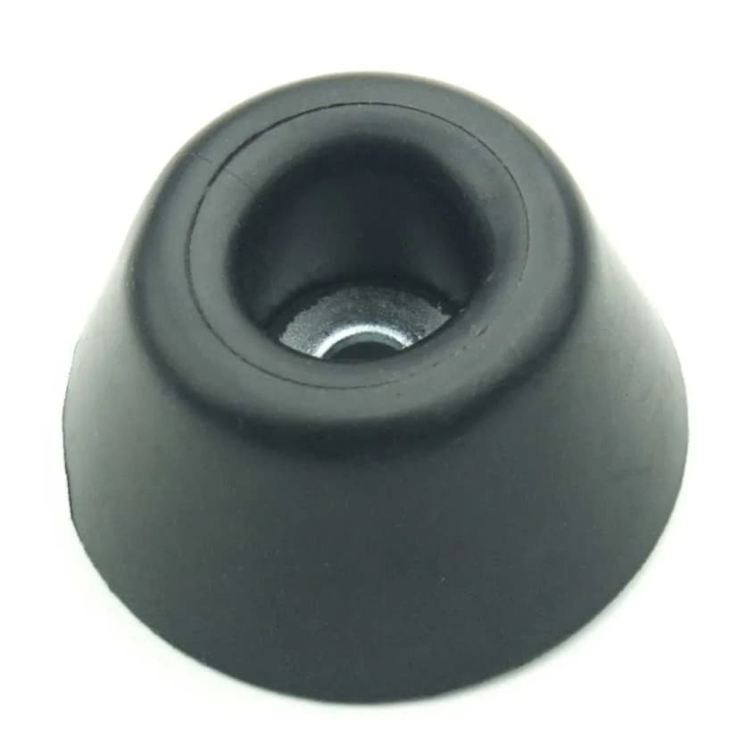 Gummifüße Ø 30 x 15 mm Stahleinlage Adam Hall 4901 Gerätefüße Möbelfüße Gummi