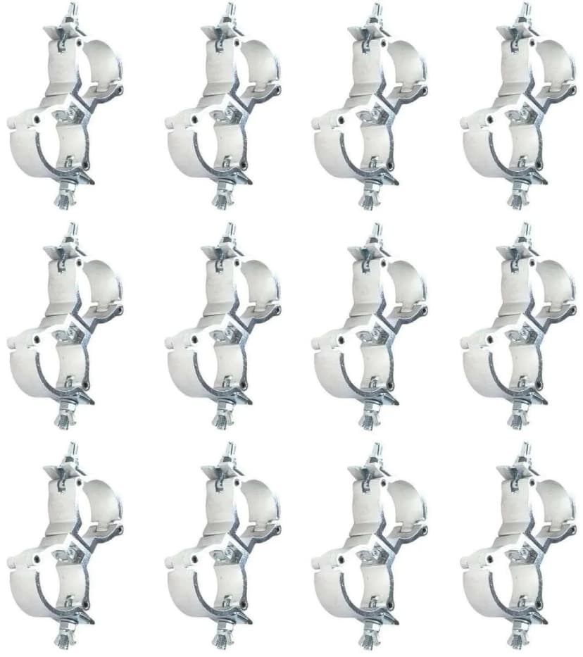 12x EUROLITE Doppel Schelle Klammer beweglich drehbar Swivel Coupler TPC-15 150k