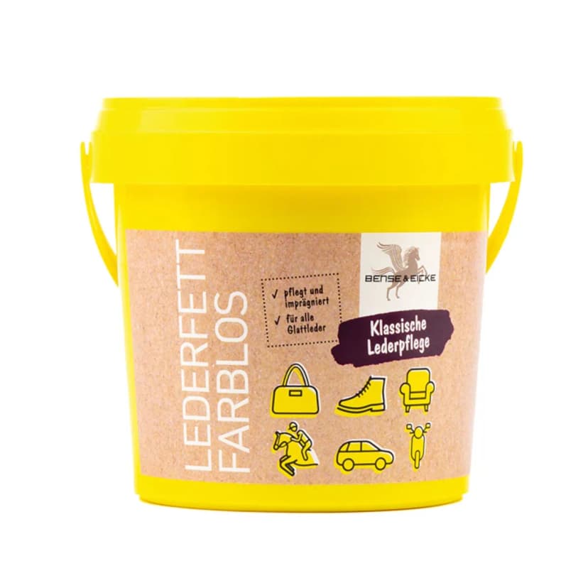 B & E Lederfett 500 ml - farblos - Leder Pflege Lederschuhe Fett Lederpflege