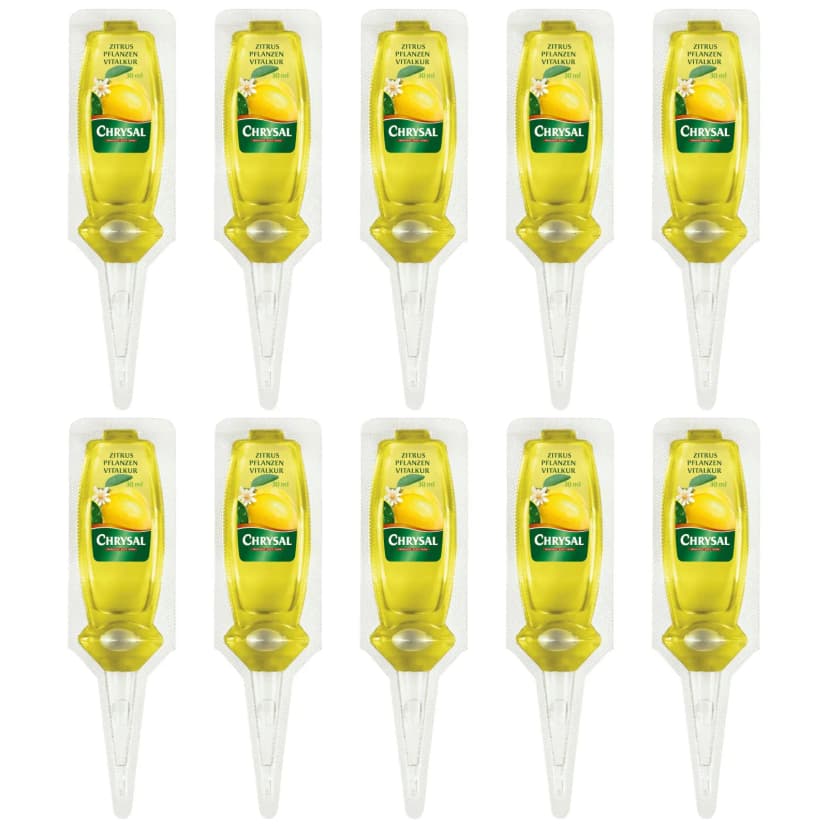 Chrysal Zitruspflanzen Vitalkur 10x 30 ml Gebrauchsfertiger Zitrus Dünger