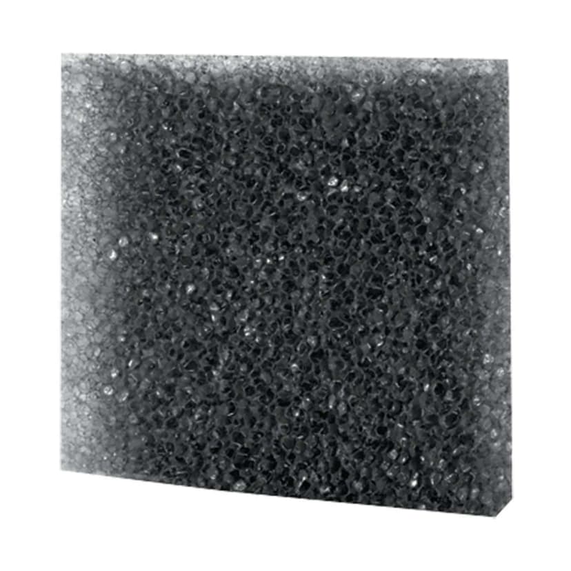 Hobby Filterschaum grob, 50x50x2 cm, schwarz Filtermatte Filtervlies Filterung