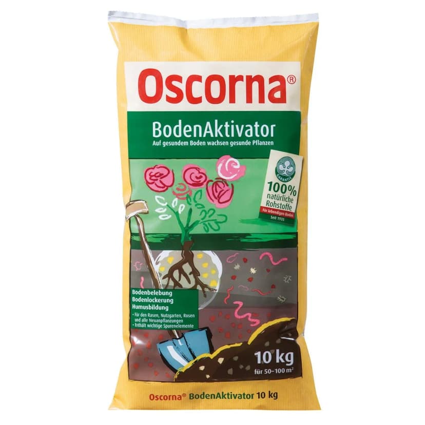 Oscorna - BodenAktivator 10 kg - Boden Aktivator Rasen Nährstoffe