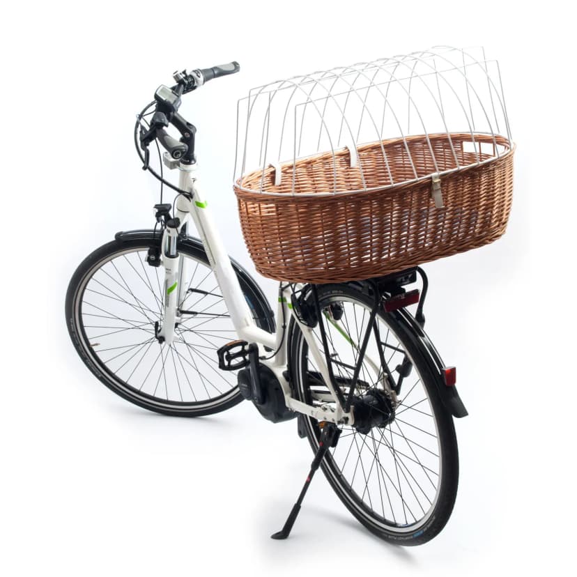Aumüller Fahrrad-Tierkorb mit Halter, L: 68 cm - Gepäckträgermontage Hundekorb