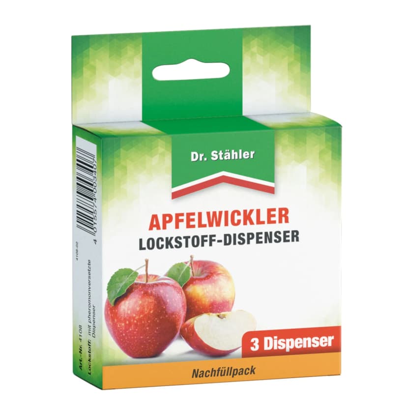 Dr. Stähler Apfelwickler Pheromon-Dispenser 3 Stück Lockstoffdispenser