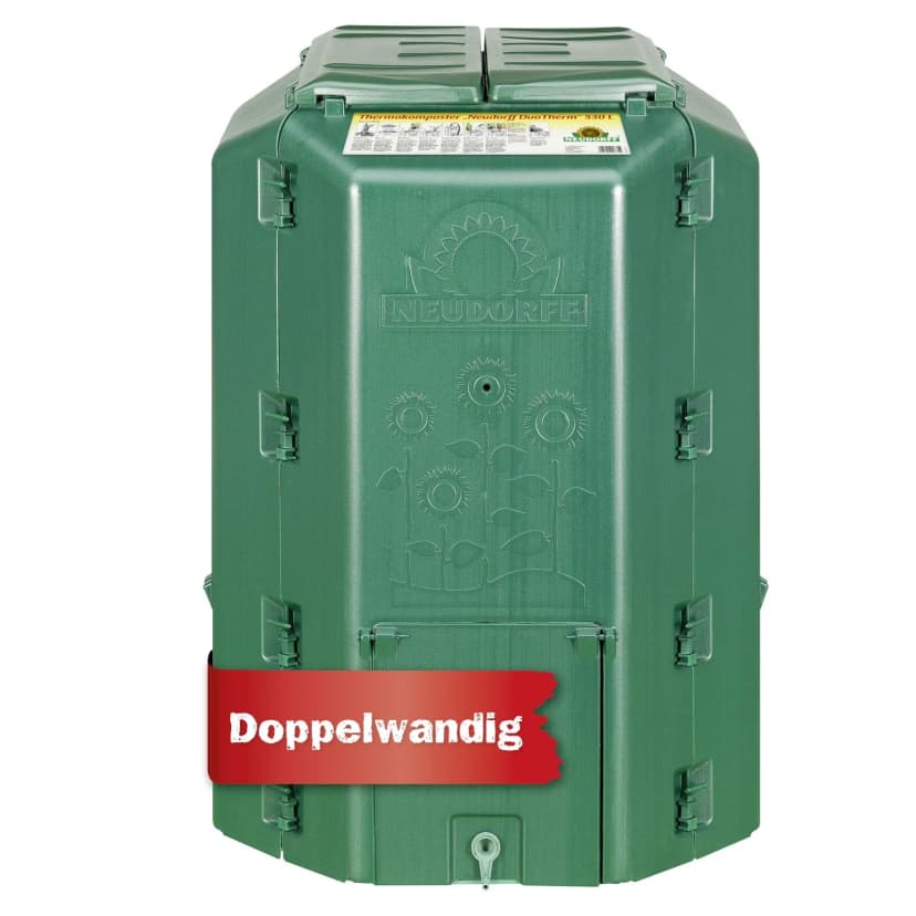 Neudorff Thermokomposter DuoTherm 530 Liter - Komposter Kompost Kompostsilo