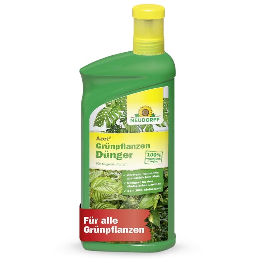 Neudorff Azet GrünpflanzenDünger - 1 Liter Dünger Pflanzen Grünpflanzen Garten