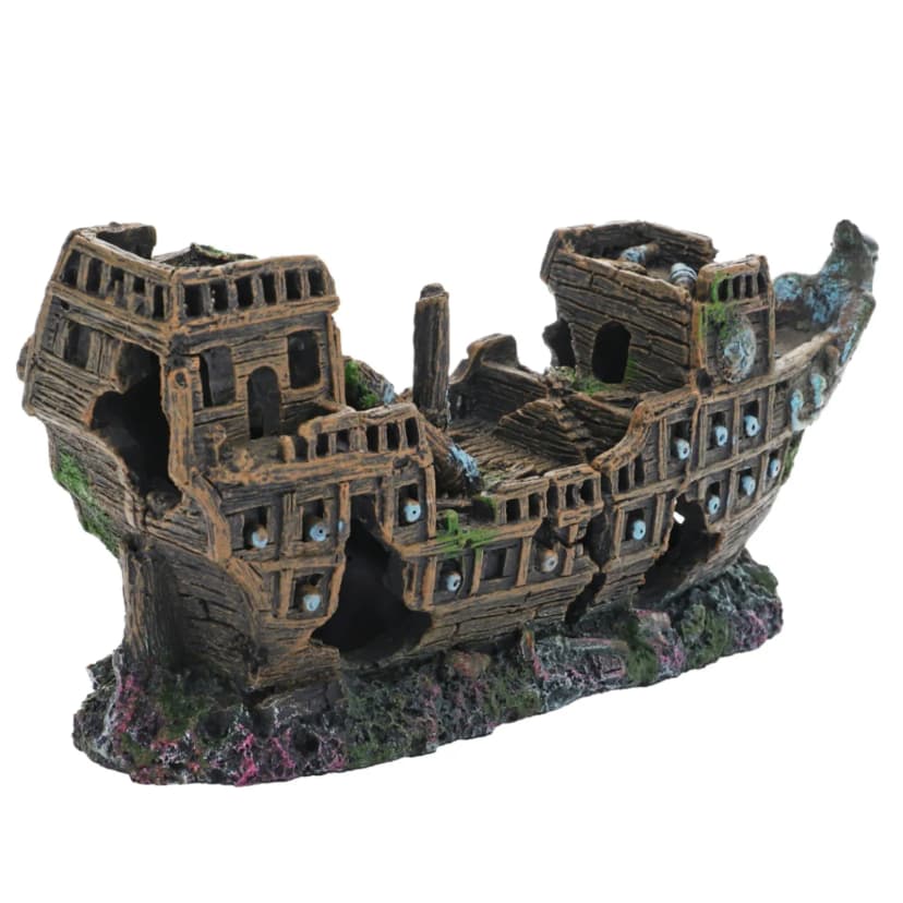 Hobby Mayflower Schiffswrack Dekoration für Aquarium Terrarium Deko Versteck