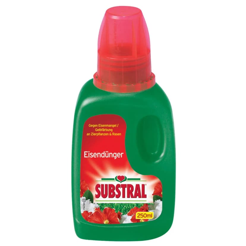 Substral Eisendünger 250 ml Eisen Dünger Eisenmangel an Pflanzen Rasen Flüssig