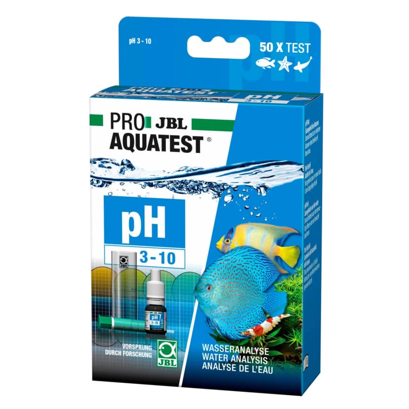 JBL pH 3,0-10,0 Test-Set - Schnelltest Säuregehalt - Süßwasser - Meerwasser