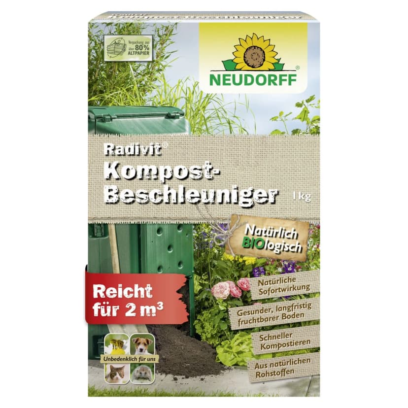 NEUDORFF Radivit Kompost Beschleuniger 1kg - Kompostbeschleuniger Komposter