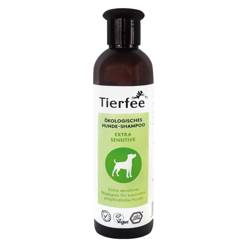 Tierfee Hunde-Shampoo Extra Sensitiv 250 ml - Vegan Öko-Zertifiziert empfindlich