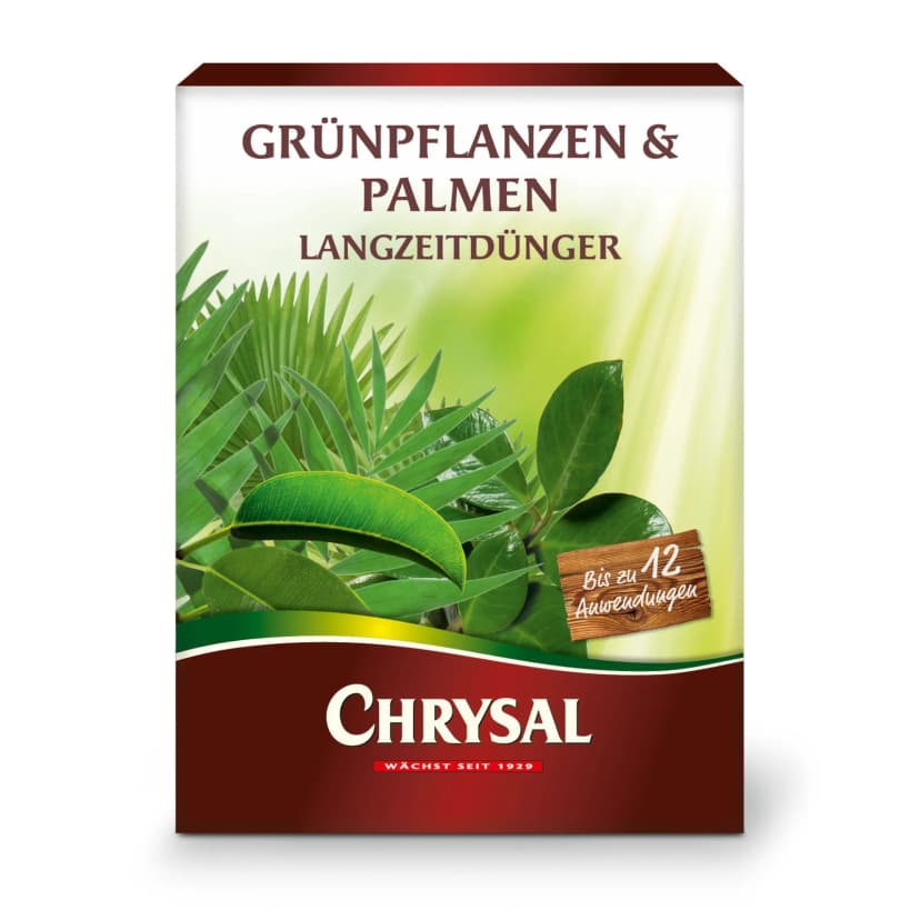 Chrysal Grünpflanzen und Palmen Langzeitdünger 300 g Dünger Sofortwirkung