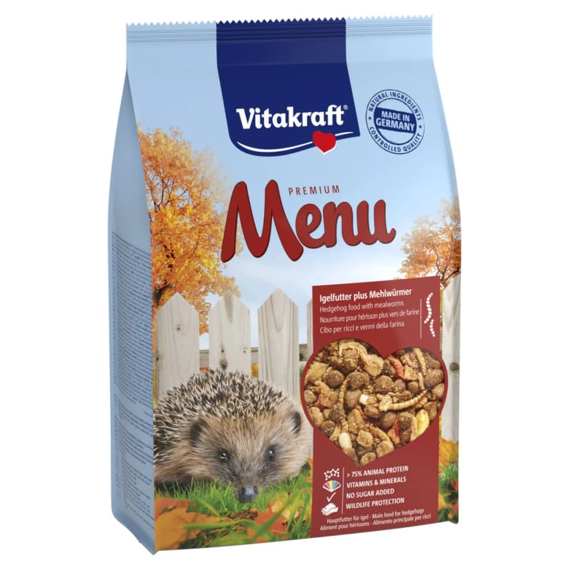 VITAKRAFT Igelfutter 600 g Igel Futter - Trockenfutter für Igel Spezialfutter
