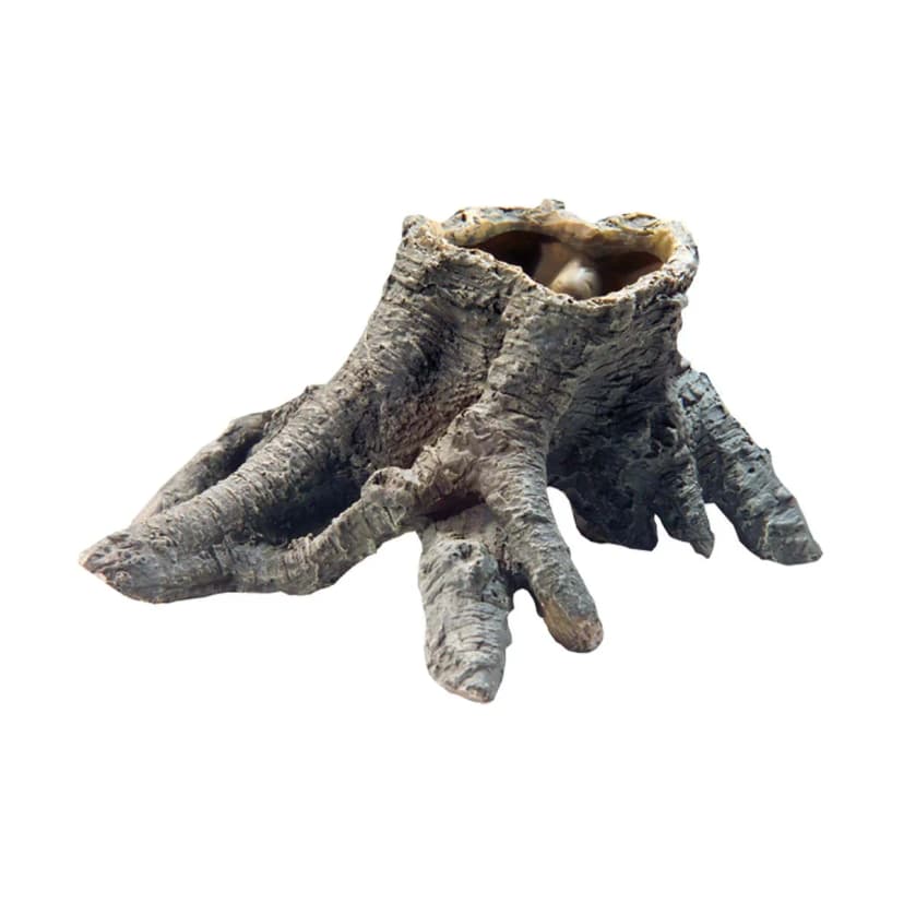 Hobby Baumstumpf-Höhle 1, 17x7x16 cm Reptilien Versteck Dekoration Terrarium