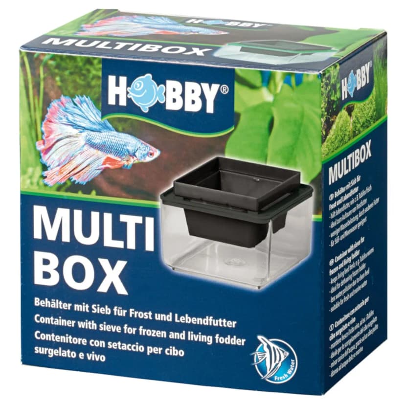 Hobby Multibox Tubifexbox Futterbehälter Lebendfutter Frostfutter Mückenlarven