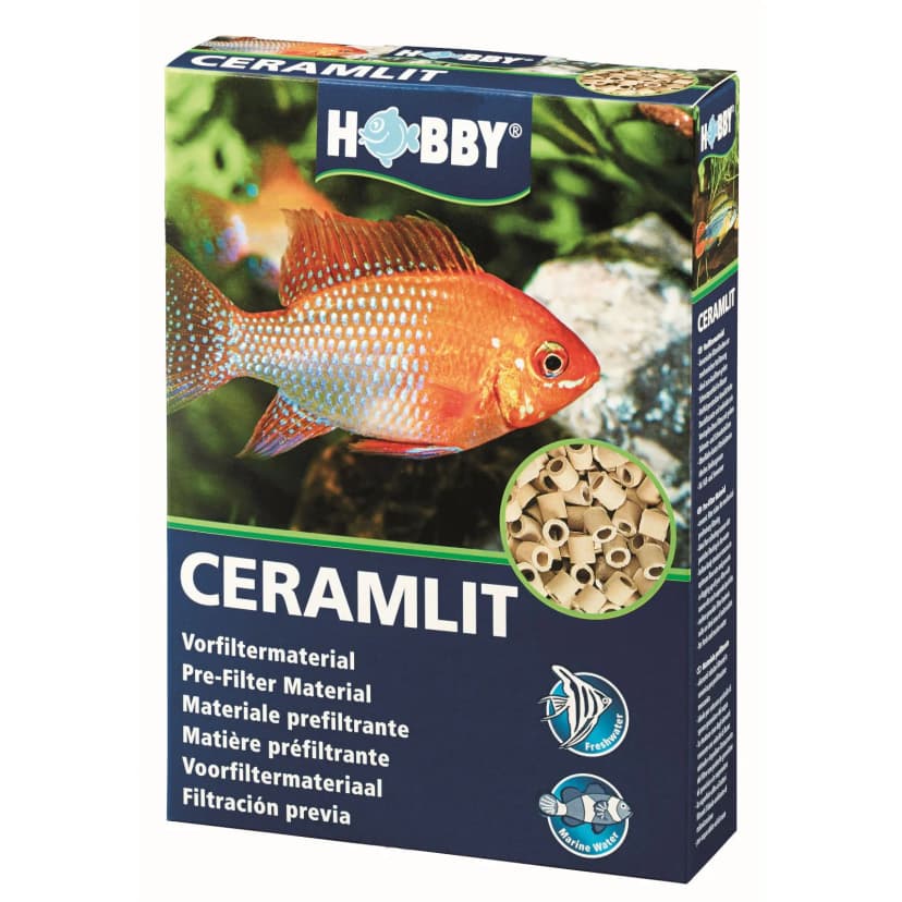 Hobby Ceramlit 600 g Vorfiltermaterial Filterröhrchen Aquarium Filter Vorfilter