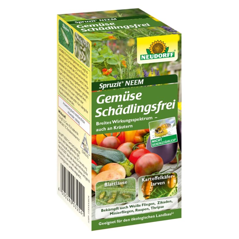 Neudorff Spruzit NEEM Gemüse Schädlingsfrei 30 ml - Blattläuse Thripse Zikaden