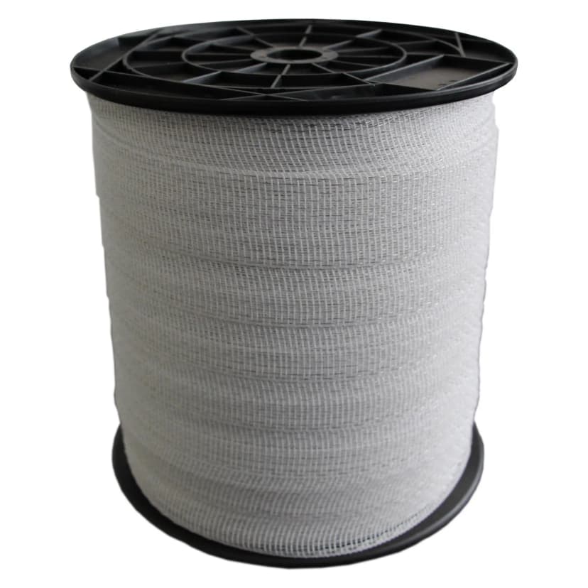 Weidezaunband Basic weiß 200 m 10 mm 4 Niro Weidezaun Weide Zaun Weidezaunlitze